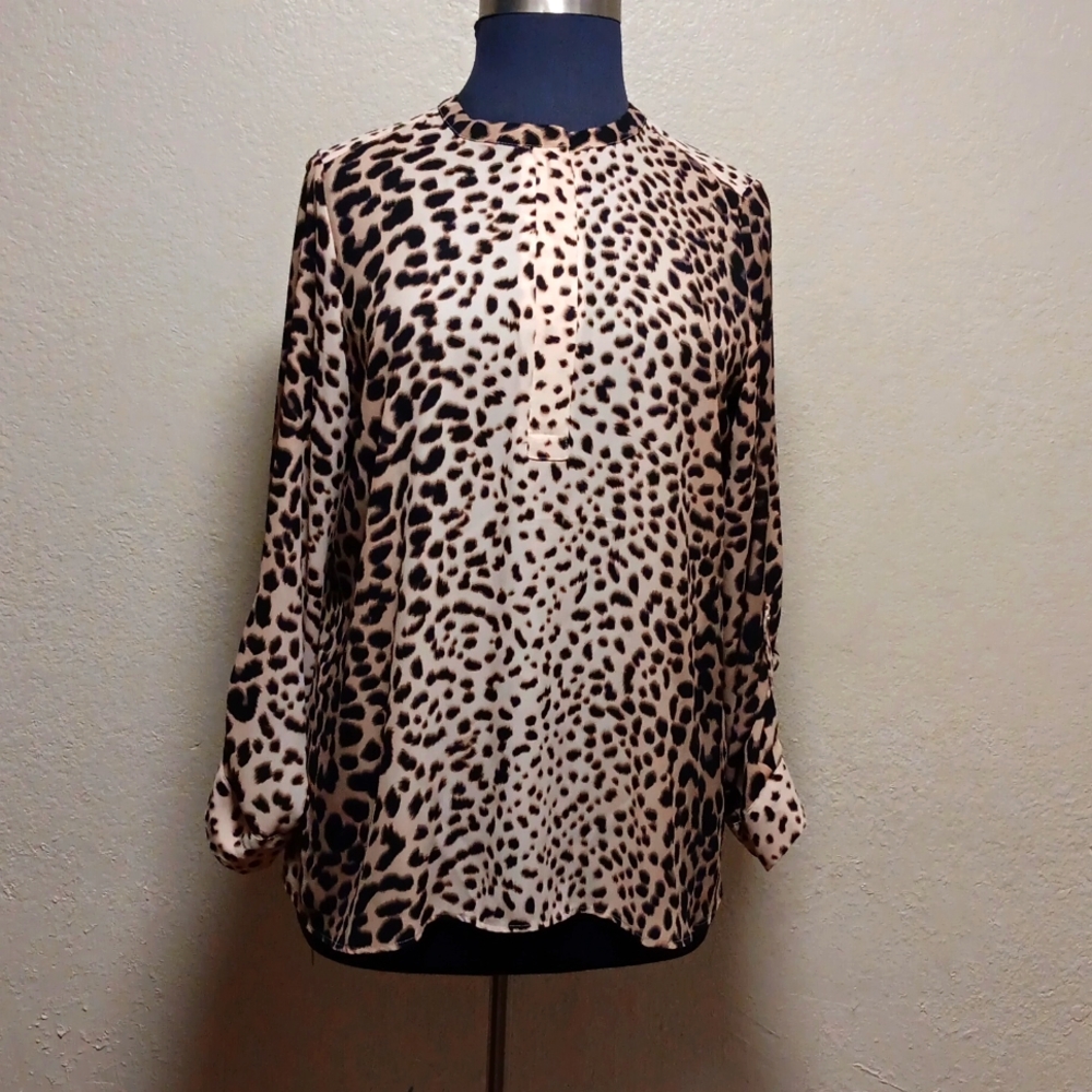 Women's leopard blouse